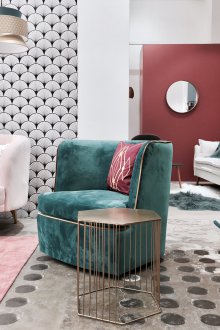 Σχεδιασμός του τιρκουάζ σαλόνι 2019