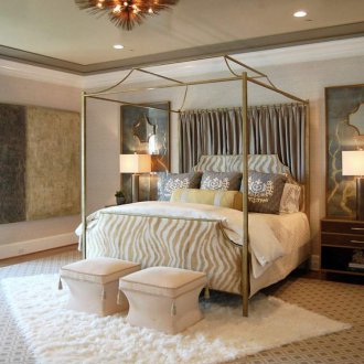 Κρεβατάκι πάνω από το σύγχρονο κρεβάτι