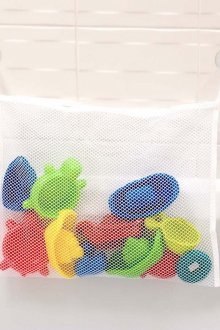 Αποθήκευση παιχνιδιών στο μπάνιο