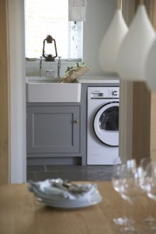 Πλυντήριο στην κουζίνα στο διαμέρισμα