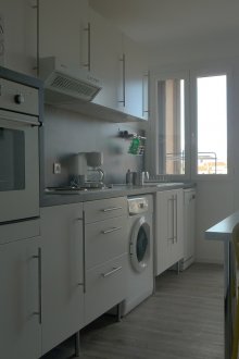 Πλυντήριο ρούχων στην κουζίνα