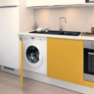 Κρυμμένο πλυντήριο στην κουζίνα