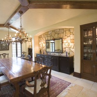 Μπουφέ στο σαλόνι σε μια θέση