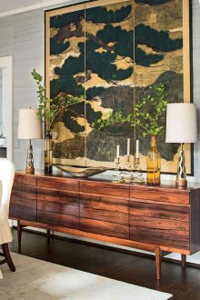 Ντουλάπι σε vintage αίθουσα συρταριών