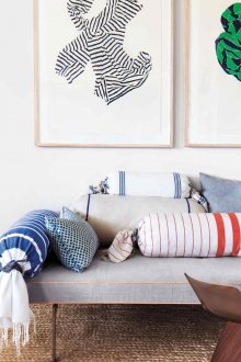 Μαξιλάρι μαξιλαριού λευκού χρώματος