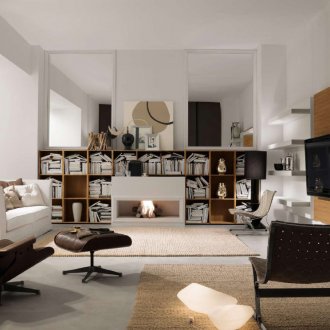 Ράφια για σαλόνι στο σπίτι