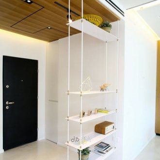 Ράφια διαμέρισμα για σαλόνι