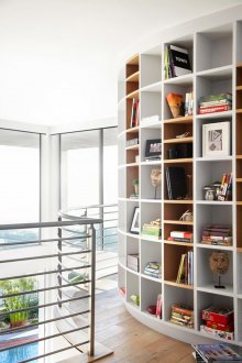 Ράφι ραφιών για ημικυκλικό