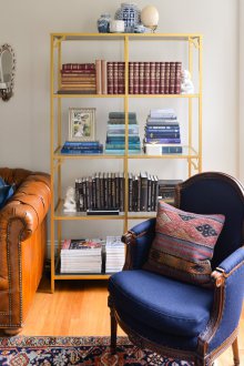 Ράφι ραφιών χρυσού