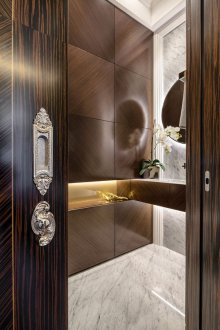 Συνδυασμός καφέ Zebrano