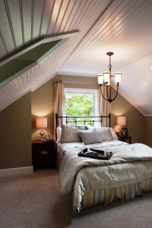 Κρεβάτι κεκλιμένο παράθυρο κρεβάτι