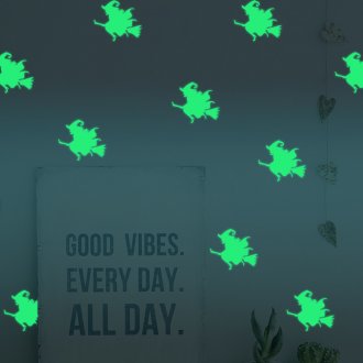 Λαμπερό ταπετσαρία με μάγισσες