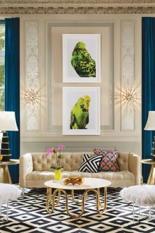 Κορνίζες στο εσωτερικό με επιχρύσωση