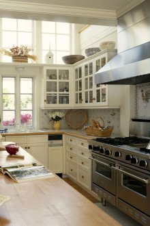 Σχεδιασμός κουζίνας 20 τ.μ. ρουστίκ