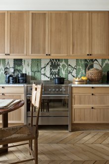 Σχεδιασμός κουζίνας 20 τ.μ. σε οικολογικό στιλ