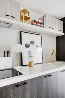 Σχεδιασμός κουζίνας 20 τ.μ. με έπιπλα