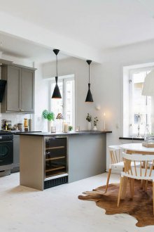 Σχεδιασμός κουζίνας 20 γρ. Γκρι