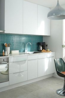 Μωσαϊκό μπλε κουζίνα