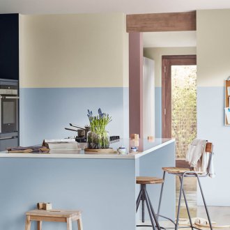 Κουζίνα σε μπλε αποχρώσεις