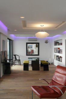 Μπλε LED Οροφή