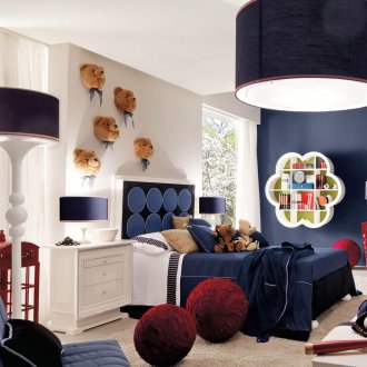 Σχεδιασμός λευκού τούλιου για παιδικό δωμάτιο