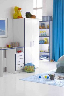 Σχεδιασμός κουρτίνες για παιδιά δωμάτιο χρώμα ηλεκτρικό