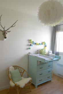 Σχεδιασμός κουρτινών για γκρι φυτώριο