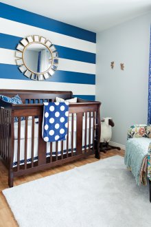 Σχεδιασμός κουρτίνες για παιδιά δωμάτιο μπλε