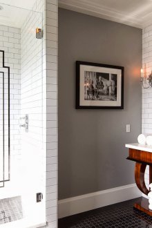 Μοντέρνο λουτρό διακόσμησης τέχνης