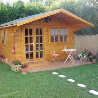 Χώρα αλλαγής κατοικίας με βεράντα