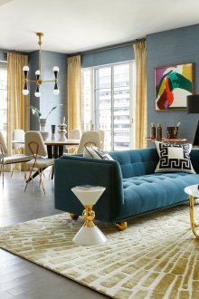 Χρώμα ελιάς στο εσωτερικό του Art Nouveau