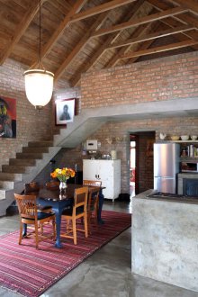 Κάτοψη από τούβλα στο εσωτερικό