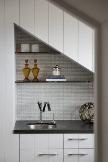 Μικρή κουζίνα σε μια θέση