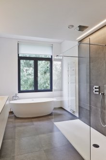 Μπάνιο φτιαγμένο από κεραμίδι από πορσελάνη