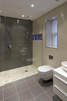 DIY μπάνιο κεραμίδι