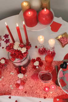 Διακόσμηση για τις 14 Φεβρουαρίου με λουλούδια