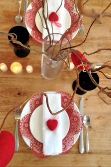 Διακόσμηση στις 14 Φεβρουαρίου σε ρουστίκ ύφος.