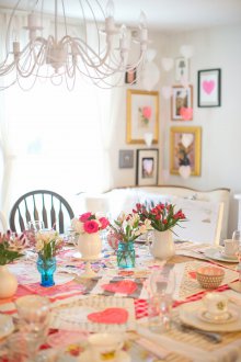 Ταπετσαρία με λουλούδια για την Ημέρα του Αγίου Βαλεντίνου