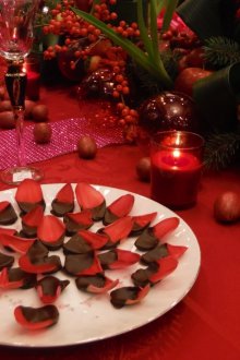 Ημέρα του Αγίου Βαλεντίνου με κόκκινο χρώμα