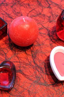 Ημέρα του Αγίου Βαλεντίνου με κεριά