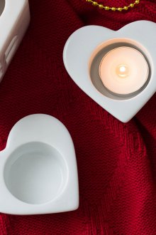 Τέχνη στις 14 Φεβρουαρίου κεραμικό κηροπήγιο