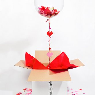 Craft 14 Φεβρουαρίου κουτί με ριπές καρδιές