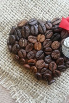 Δώρο για τις 14 Φεβρουαρίου το κάνετε μόνοι σας καρδιά από καφέ