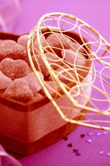 Δώρο για το κουτί σοκολάτας για το Φεβρουάριο του 14