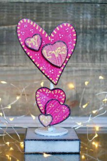 Δώρο για τις 14 Φεβρουαρίου do-it-yourself ροζ