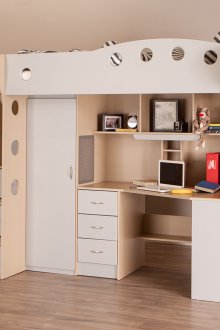 Υπνοδωμάτιο πατάρι μπεζ