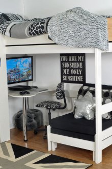 Κρεβάτι σοφίτα για έφηβο αγόρι