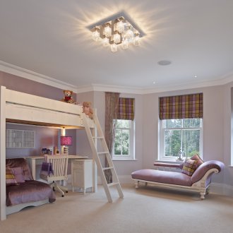 Αττικό κρεβάτι με χώρο εργασίας