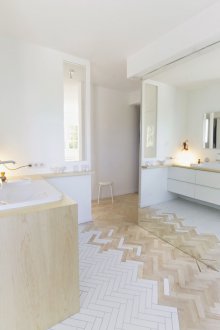 Λευκή εσωτερική διακόσμηση