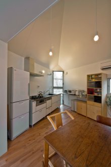 Ιαπωνικό εσωτερικό κουζίνα